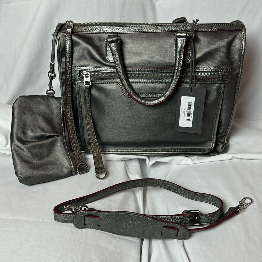 MZ Wallace Britt Gunmetal Twill